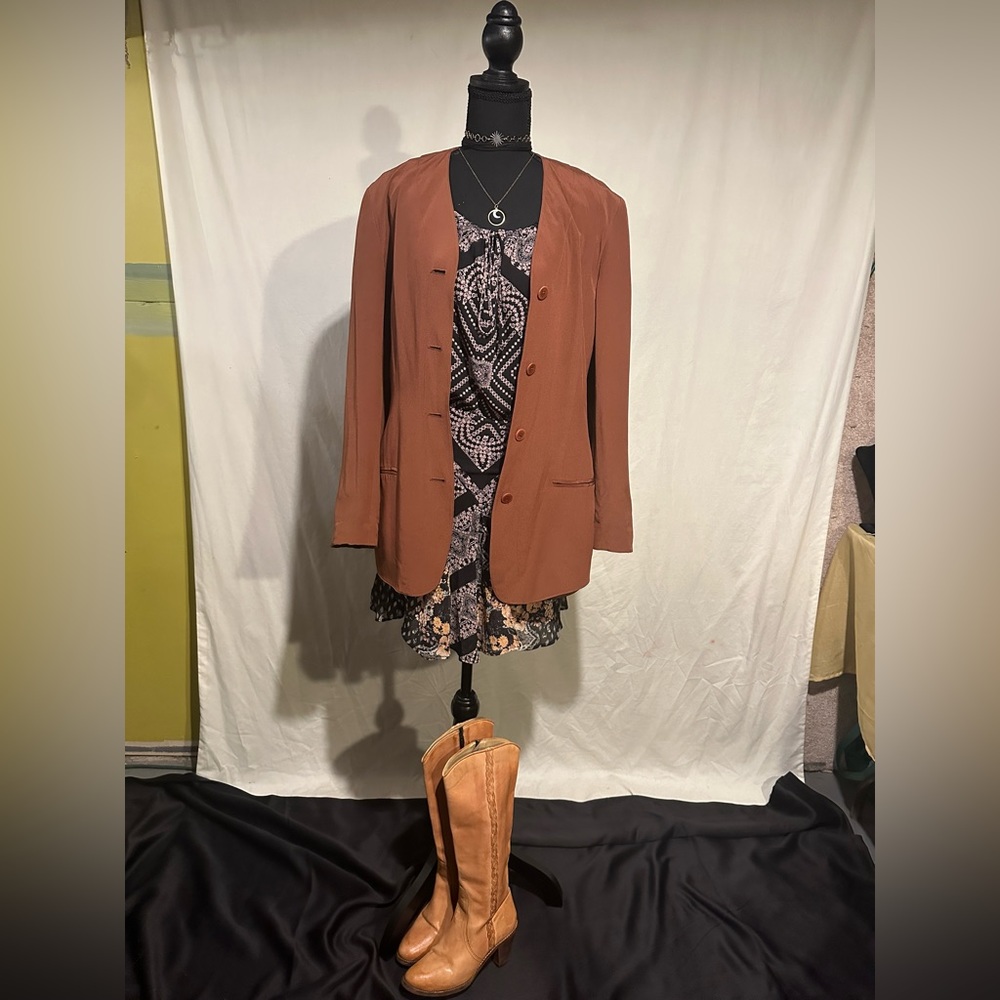 Vintage Ann Taylor Silk Blazer Size 4